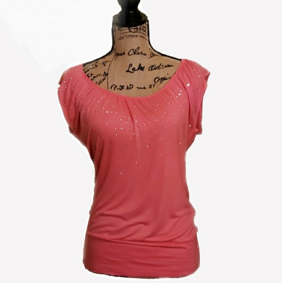 G by Guess Tops - G by Guess Coral Studded Top S